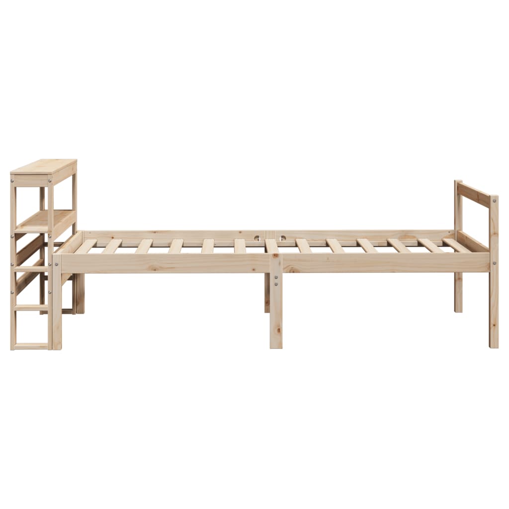 vidaXL Senior Bed with Headboard without Mattress 75x190 cm Small Single
