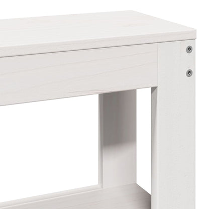 vidaXL Senior Bed with Headboard without Mattress White 75x190 cm Small Single