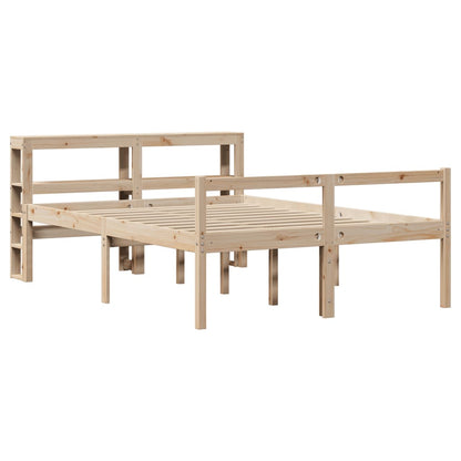 vidaXL Senior Bed with Headboard without Mattress 120x190 cm
