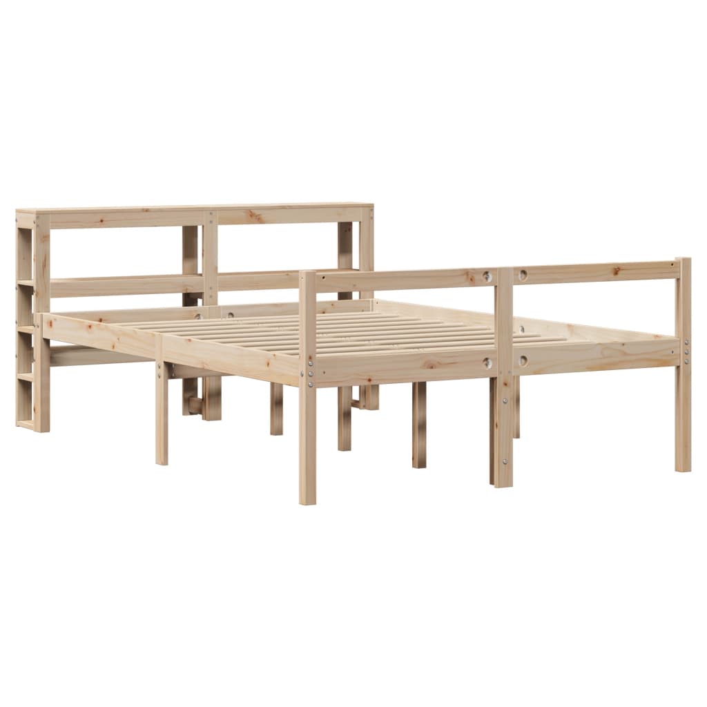 vidaXL Senior Bed with Headboard without Mattress 140x190 cm