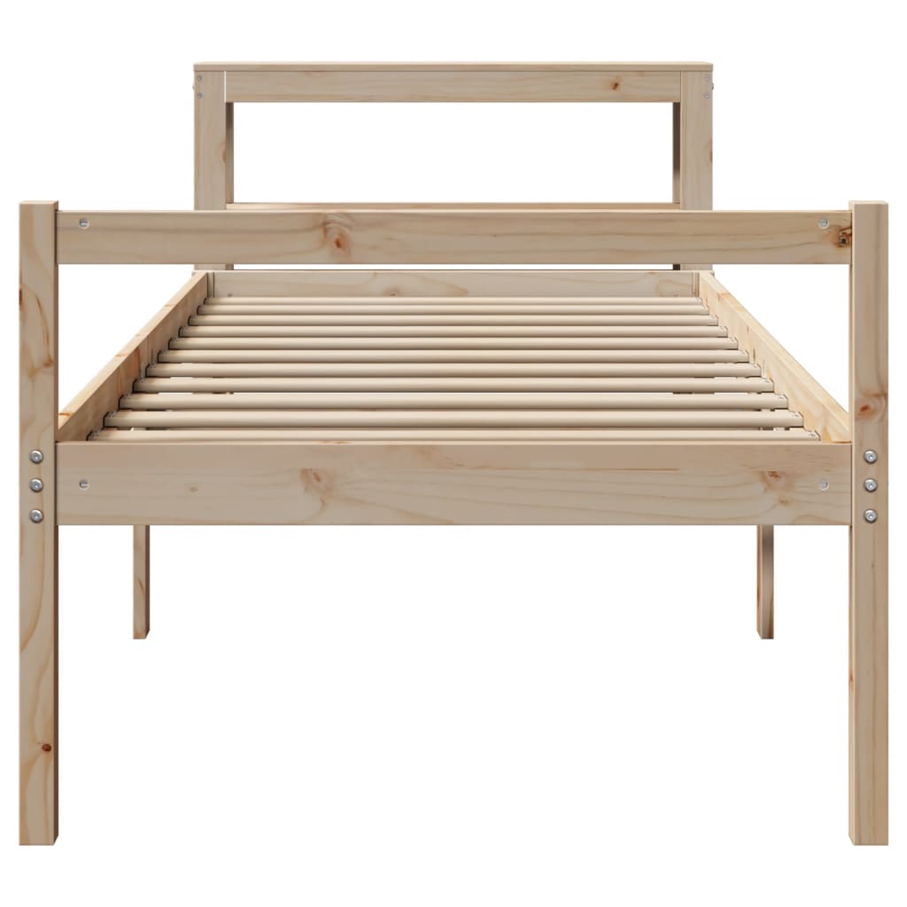 vidaXL Senior Bed with Headboard without Mattress 90x200 cm