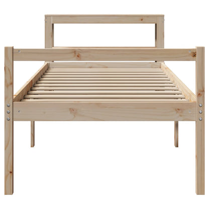 vidaXL Senior Bed with Headboard without Mattress 90x200 cm