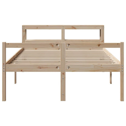 vidaXL Senior Bed with Headboard without Mattress 120x200 cm