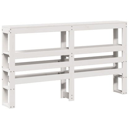 vidaXL Senior Bed with Headboard without Mattress White 150x200 cm
