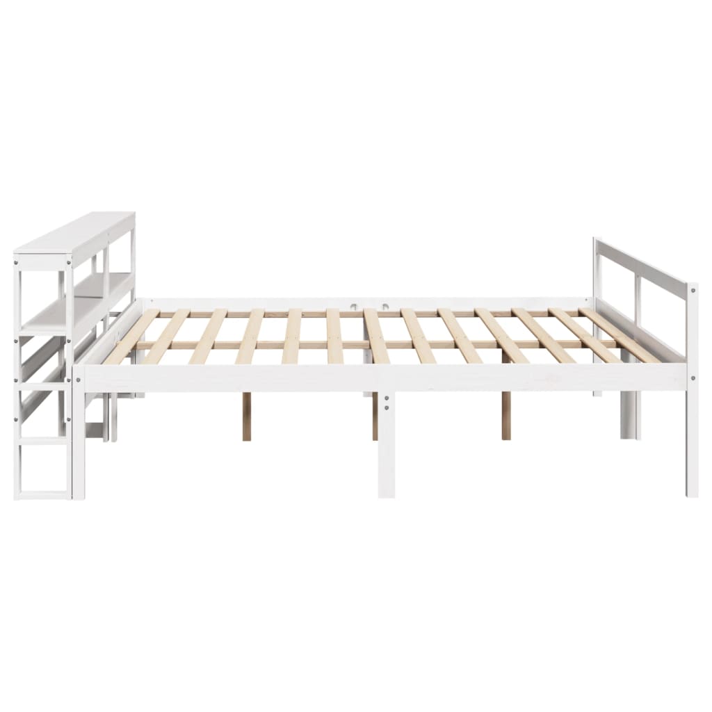 vidaXL Senior Bed with Headboard without Mattress White 180x200 cm