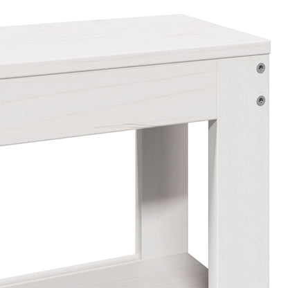 vidaXL Senior Bed with Headboard without Mattress White 180x200 cm