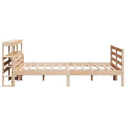 vidaXL Bed Frame with Headboard without Mattress 150x200 cm King Size