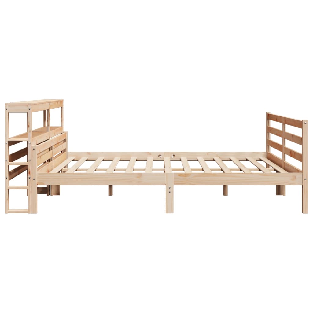 vidaXL Bed Frame with Headboard without Mattress 200x200 cm