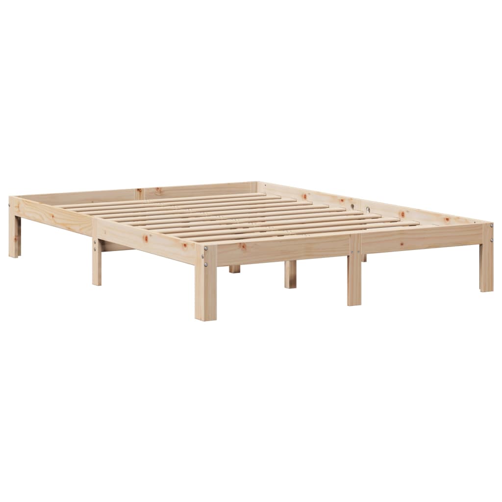 vidaXL Bed Frame with Headboard without Mattress 160x200 cm