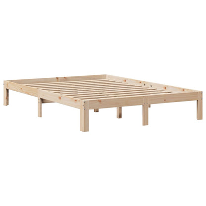 vidaXL Bed Frame with Headboard without Mattress 160x200 cm