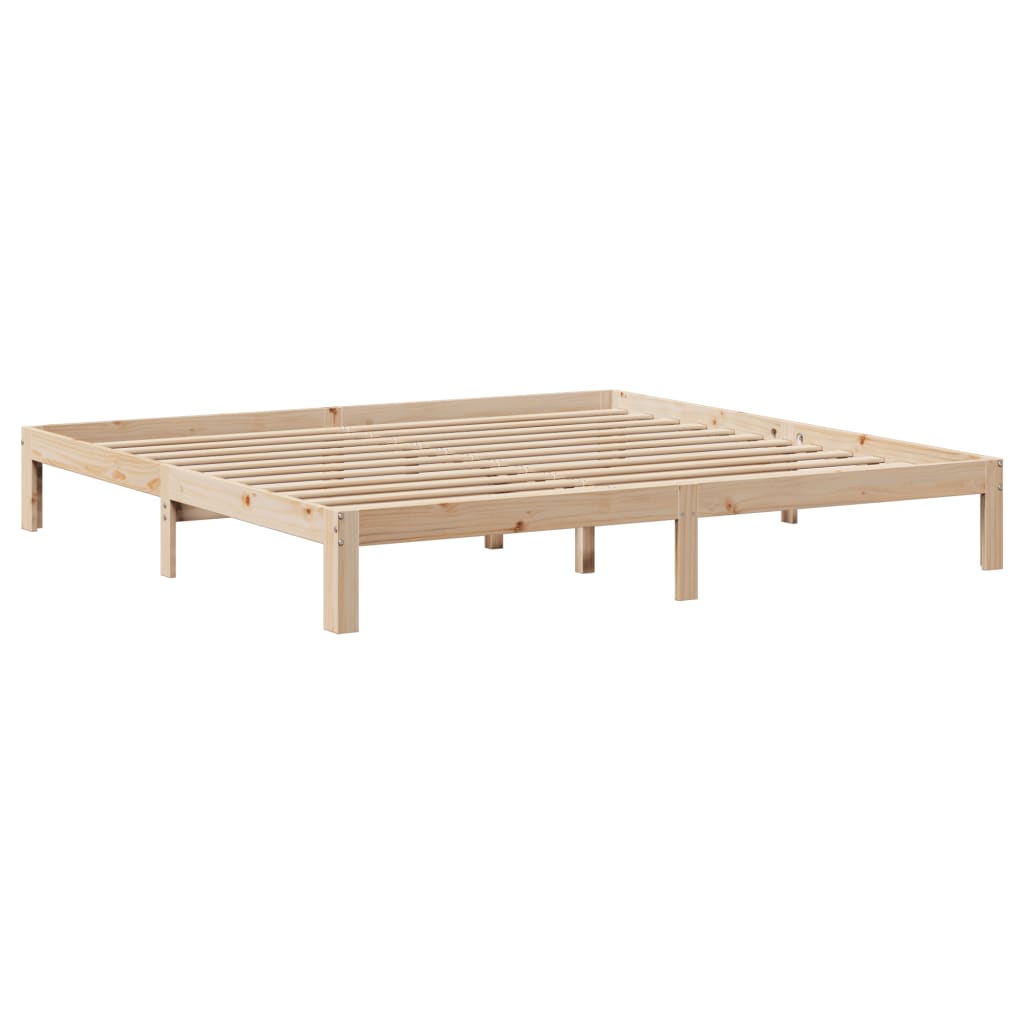 vidaXL Bed Frame with Headboard without Mattress 200x200 cm