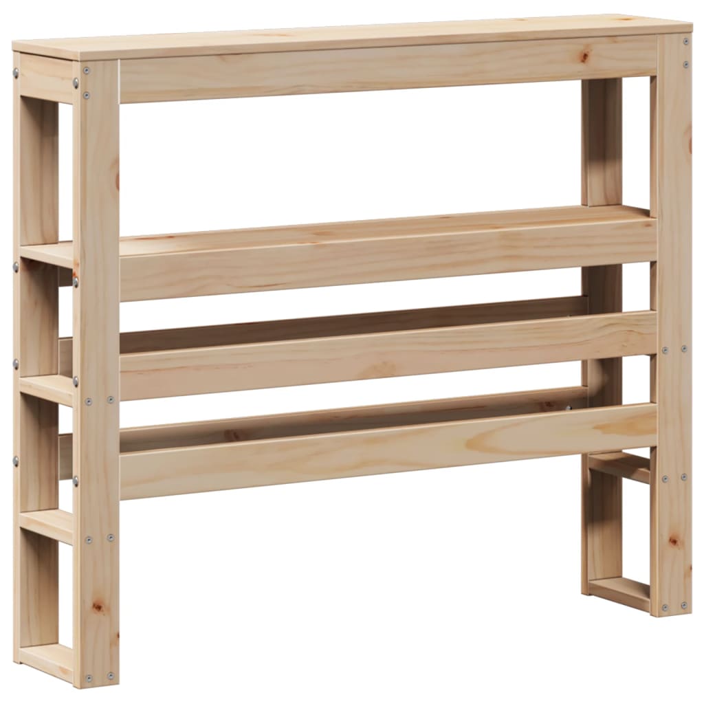 vidaXL Bed Frame with Headboard without Mattress 90x190 cm Single