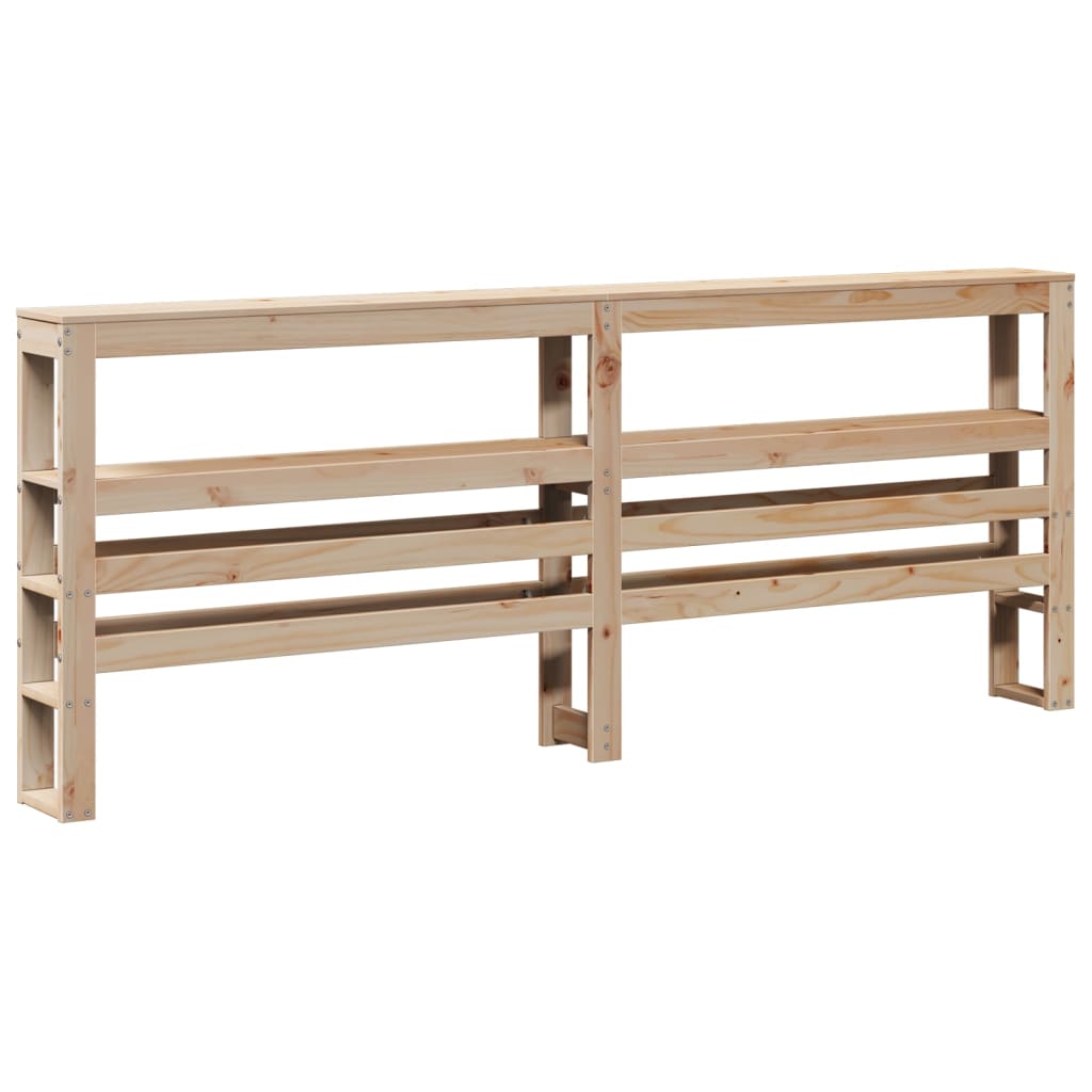 vidaXL Bed Frame with Headboard without Mattress 200x200 cm