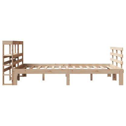 vidaXL Bed Frame with Headboard without Mattress 120x190 cm Small Double