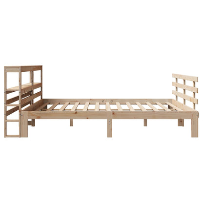 vidaXL Bed Frame with Headboard without Mattress 200x200 cm