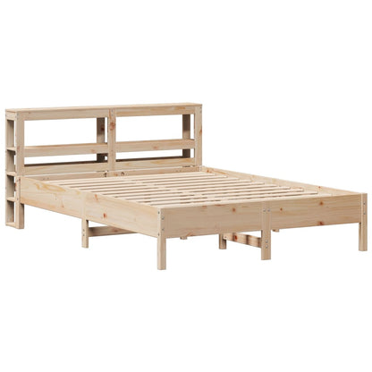 vidaXL Bed Frame without Mattress 140x200 cm Solid Wood Pine