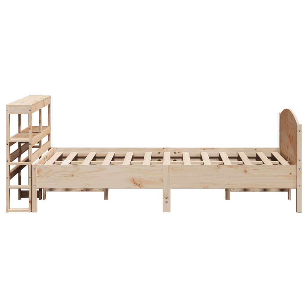 vidaXL Bed Frame without Mattress 140x200 cm Solid Wood Pine