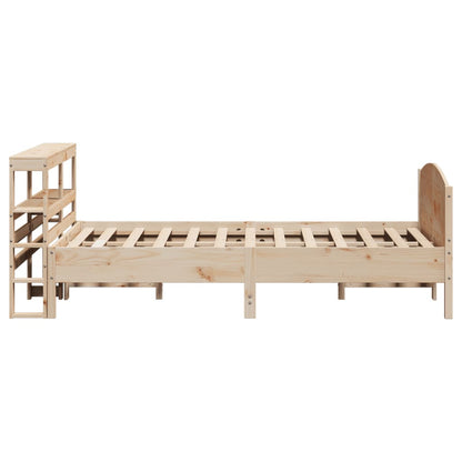 vidaXL Bed Frame without Mattress 140x200 cm Solid Wood Pine