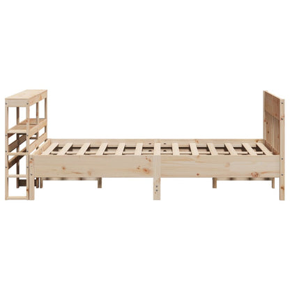 vidaXL Bed Frame without Mattress 120x200 cm Solid Wood Pine