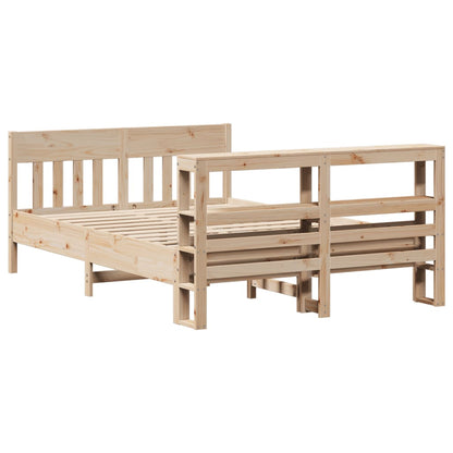 vidaXL Bed Frame without Mattress 120x200 cm Solid Wood Pine