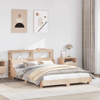 vidaXL Bed Frame without Mattress 160x200 cm Solid Wood Pine