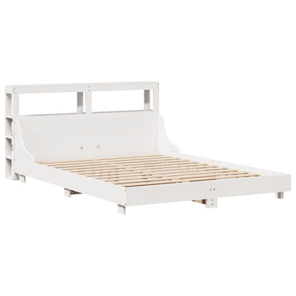 vidaXL Bed Frame without Mattress White 120x200 cm Solid Wood Pine