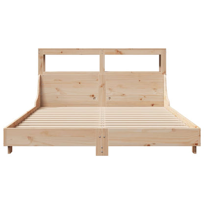 vidaXL Bed Frame without Mattress 120x190 cm Small Double Solid Wood Pine