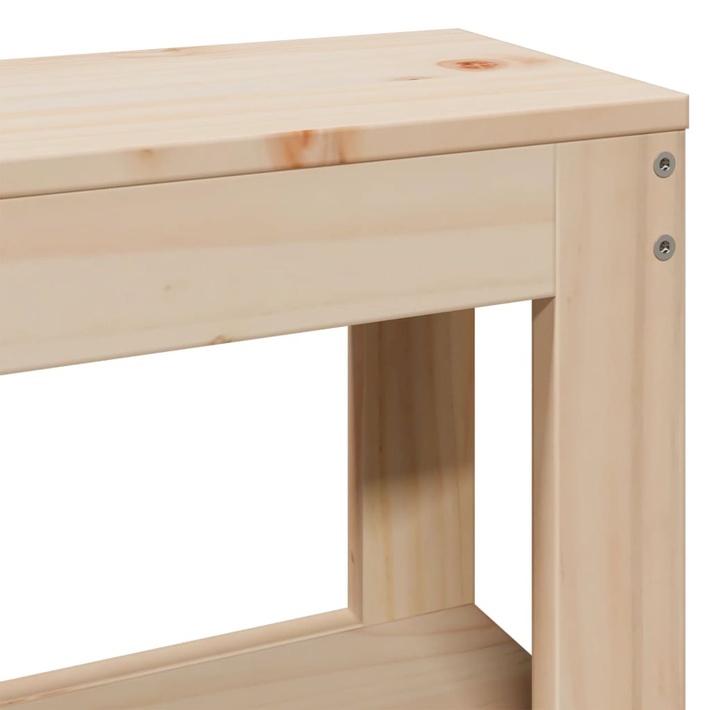 vidaXL Bed Frame without Mattress 120x190 cm Small Double Solid Wood Pine