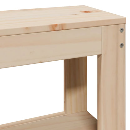 vidaXL Bed Frame without Mattress 120x190 cm Small Double Solid Wood Pine
