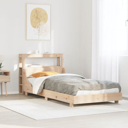 vidaXL Bed Frame without Mattress 90x190 cm Single Solid Wood Pine