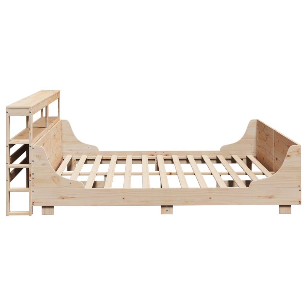 vidaXL Bed Frame without Mattress 180x200 cm Super King Solid Wood Pine