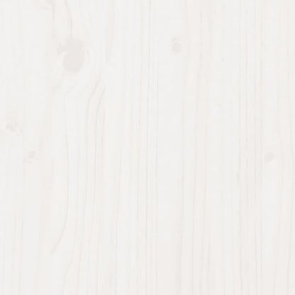 vidaXL Bed Frame without Mattress White 120x200 cm Solid Wood Pine