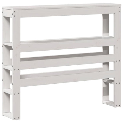 vidaXL Bed Frame without Mattress White 90x200 cm Solid Wood Pine