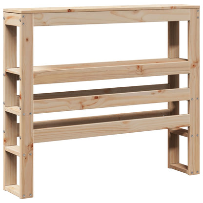 vidaXL Bed Frame without Mattress 75x190 cm Small Single Solid Wood Pine