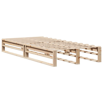 vidaXL Bed Frame without Mattress 90x200 cm Solid Wood Pine