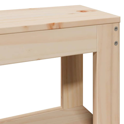vidaXL Bed Frame without Mattress 120x190 cm Small Double Solid Wood Pine