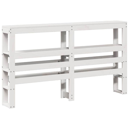 vidaXL Bed Frame without Mattress White 120x190 cm Small Double Solid Wood Pine