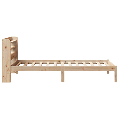 vidaXL Bed Frame without Mattress 90x190 cm Single Solid Wood Pine