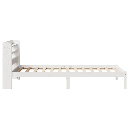 vidaXL Bed Frame without Mattress White 90x190 cm Single Solid Wood Pine