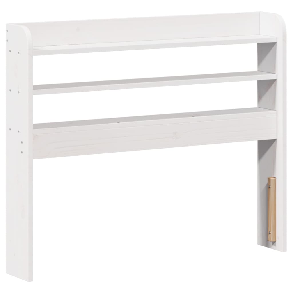 vidaXL Bed Frame without Mattress White 90x190 cm Single Solid Wood Pine