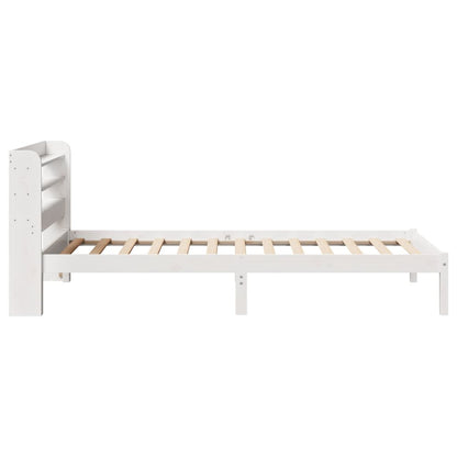 vidaXL Bed Frame without Mattress White 90x200 cm Solid Wood Pine