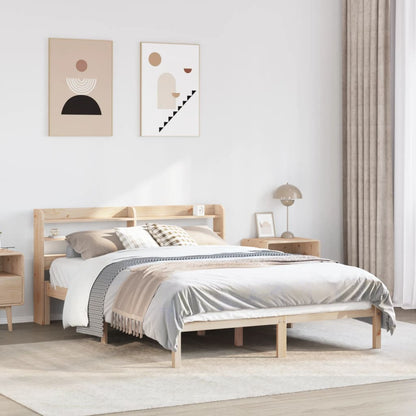 vidaXL Bed Frame without Mattress 160x200 cm Solid Wood Pine