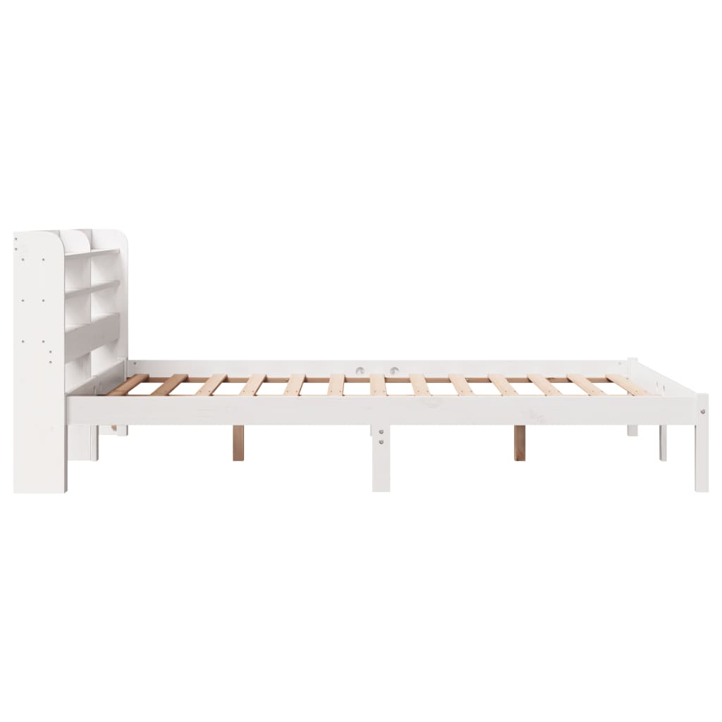 vidaXL Bed Frame without Mattress White 160x200 cm Solid Wood Pine