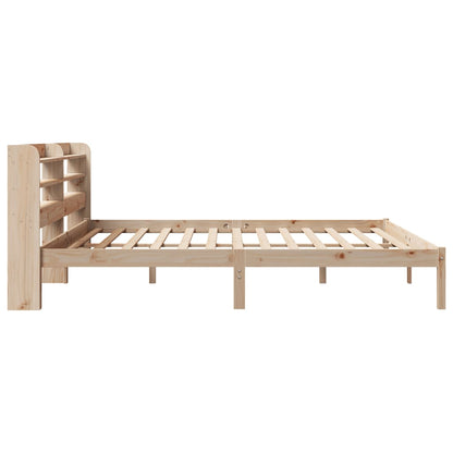 vidaXL Bed Frame without Mattress 200x200 cm Solid Wood Pine