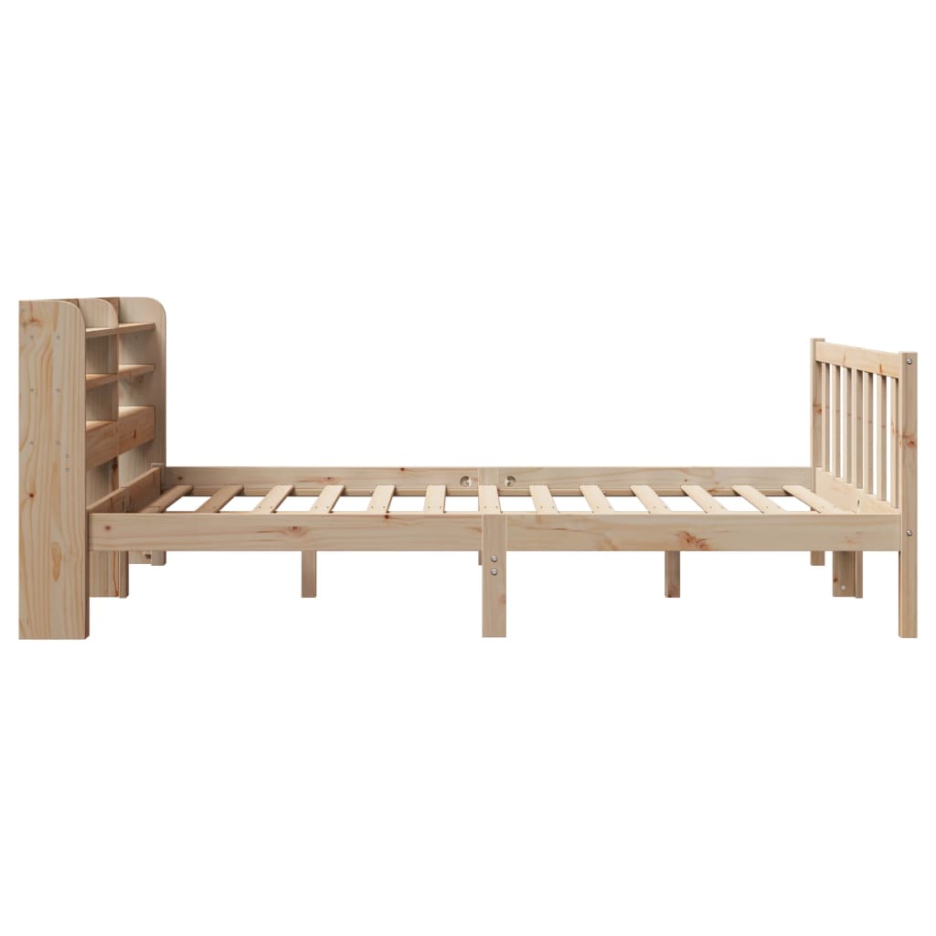 vidaXL Bed Frame without Mattress 140x200 cm Solid Wood Pine