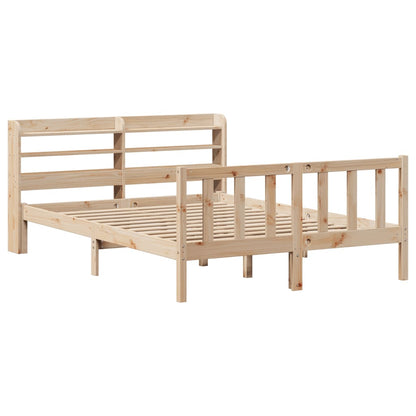 vidaXL Bed Frame without Mattress 160x200 cm Solid Wood Pine