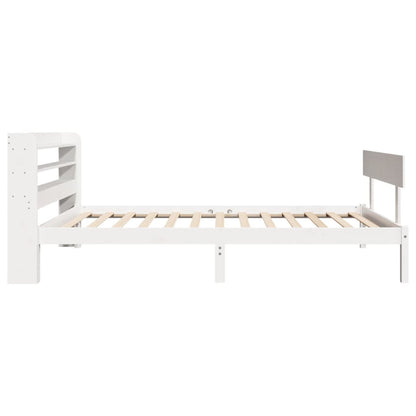 vidaXL Bed Frame without Mattress White 90x200 cm Solid Wood Pine