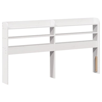vidaXL Bed Frame without Mattress White 140x200 cm Solid Wood Pine