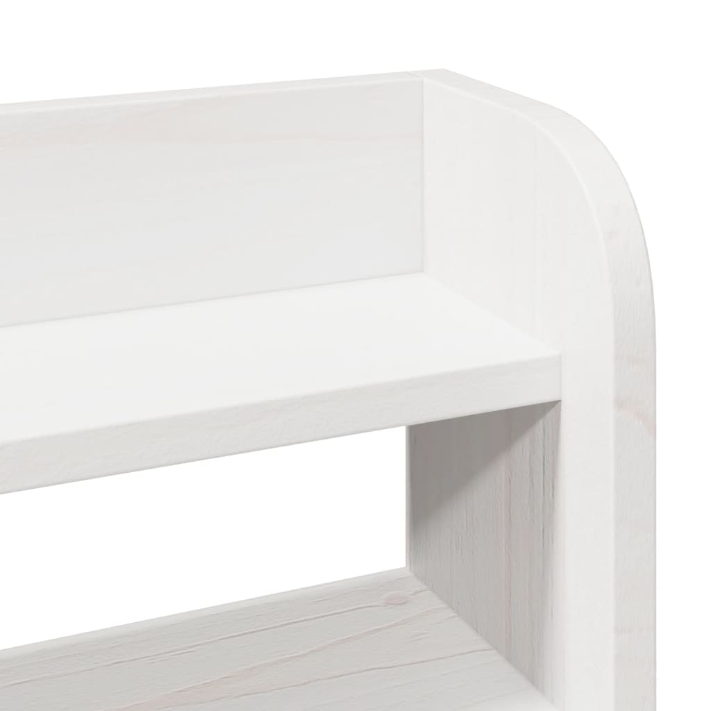 vidaXL Bed Frame without Mattress White 140x200 cm Solid Wood Pine