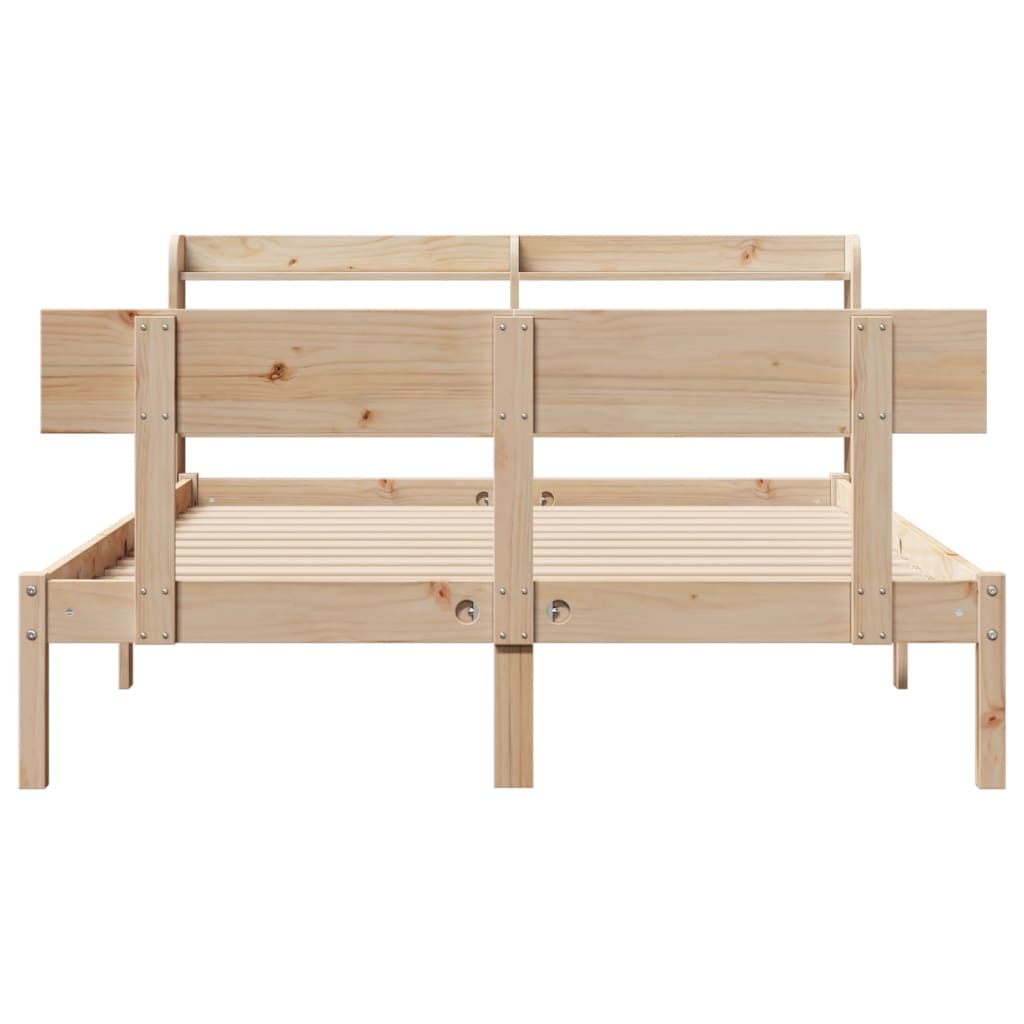 vidaXL Bed Frame without Mattress 160x200 cm Solid Wood Pine